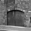 Kilsyth, Garrel Mill , entrance door, 1700 date stone
View from NW