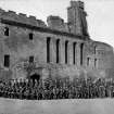 Linlithgow Palace
Photographic copy of view of Fourth Company of Linlithgowshire Rifle Volunteers outside Linlithgow Palace.
NMRS Survey of Private Collections.