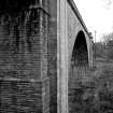 Dunglass Viaduct
View from ground level along side of arch showing incised ornament on buttress