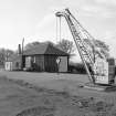 Tain, Station Road, Station
View of goods yard showing hand crane and shed