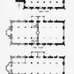 Ground floor plan showing development of Church from 1620 to 1937
Inv.art.7, fig.168