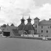 View from NE showing stillhouse, malting kilns and maltings