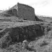 East Mathers, Ice House
General view from ESE, revetment wall in foreground