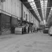 Glasgow, Albert Drive, Coplawhill horse tram depot, interior
View of covered way which ran behind the horse tram depot and workshops. At the far end are windows in the long workshop range that were added for the electric trams