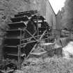 Peterculter, Kennerty Mills
View from SE showing S waterwheel with N waterwheel behind