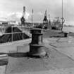 Cldebank, Elderslie Shipyard
View from NW showing capstan, number two dock and cranes