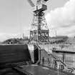 Cldebank, Elderslie Shipyard, interior
View from SE showing crane and NW corner of number three dock