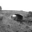 Edinburgh, East Hermiston, Union Canal bridge no. 10.
General view of canal bank from West.