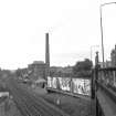 Edinburgh, Slateford Road, Caledonian Brewery
View across railway line, from SW