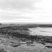 Cockenzie Harbour, 
View of W breakwater from interior of harbour (from S)