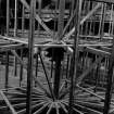 Auchterarder, Glenruthven Mills, interior
View showing hand-warping frame