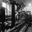Auchterarder, Glenruthven Mills, interior
View showing steam engine