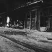 Bellshill, Clydesdale Street, Clydesdale Tube Works, interior
General view showing open hearth melting shop