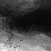 Bellshill, Clydesdale Street, Clydesdale Tube Works, interior
View showing interior of cold furnace in open hearth melting shop