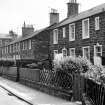 Edinburgh, Gardner' s Crescent, Rosebank Cottages
View from N showing ENE front of numbers 8, 4, 7, 3, 6, 2, 5, 1, 25 and 28