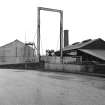 Coatbridge, Locks Street, Sheepford Boiler Works
General view from SSW showing main buildings, hydraulic accumulator and gantry in background