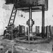 Selkirk, Philiphaugh Mill, interior
View showing water turbine by John Macdonald and Company, Pollokshaws, 1922