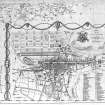 Armstrong's Map of Lothian.
Titled: 'Plan of the City, Castle and Suburbs of Edinburgh'.
Engraving. Scale 500':1".