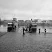 Clydebank, Renfrew Ferry
View from SW showing ferry on SW slipway