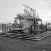 Renfrew, Clyde Street, Monument showing engines of Paddle Steamer Clyde
View from W showing WNW front and SSW front