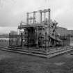 Renfrew, Clyde Street, Monument showing engines of Paddle Steamer Clyde
View from S showing SSW front and ESE front