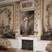Interior.
View of fireplace and paintings in Tapestry Drawing Room.