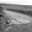 Breck of Rendall, Threshing Mill
View from SE showing flagstones over lade