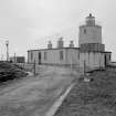 Esha Ness, Lighthouse
View along entrance road, from North East.