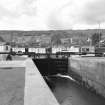 Ardrishaig, Crinan Canal Lock No. 1
View of outer face of lock from S side of canal, from E