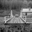 Crinan Canal, Dunnardry Locks, Swing Bridge
View of bridge in open position, keeper's cottage in background. From SW