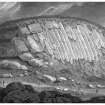 Edinburgh, Arthur's Seat, Samson's Ribs
Photographic copy of engraving showing rock formation known as 'Samson's Ribs'
Copied from 'Modern Athens'. Insc. 'Curious Rocks, near Edinburgh, call'd "Sampson's Ribs". Drawn by T H Shepherd. Engraved by E I Roberts'