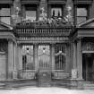 Exterior view of the National Bank of Scotland, ground floor level.