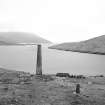 Bunaveneadar, Whaling Station
View of boiler house chimney and whale-oil tank stands, from E