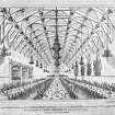 Interior during banquet given by City of Edinburgh to King George IV in 1822
