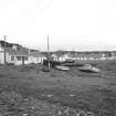Seil, Easdale, 1-55, Slate Quarrier's Houses
General view from SE showing ENE front of numbers 41-47, SSE front of numbers 48-49 and SSE front of cottage imediately to the ENE of number 49
