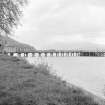 Luss Pier
View from S showing SSE front of pier and SSE front of public convience on pier