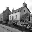 Portnancon, Fishing Station
View from N showing ENE front of cottage with storehouse in background