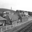 Lairg, Station
View from N showing NW front of main station building with shelter on E side in foreground