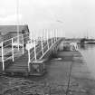 Dundee Harbour, Victoria Dock, Swing Footbridge
View from WSW showing N half