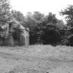 Mill of Doune
View from NNE showing NNE front of NE building with building envelopped by trees in background