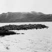 Excavation photograph : crannog from east.

(large mounted copy print stored with MS/456)