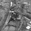 Greenock, 150 Lynedoch Road, Westburn Refinery, oblique aerial view, taken from the E.