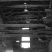 Alness Point, Storehouse, Interior
View looking NE showing roof beams