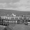 Caledonian Canal, Cullochy Lock
View from SE showing S front of S lockgates with cottage in background