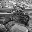 Kinghorn Harbour, Hand Crane
Detail of mechanism and maker's plate