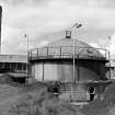 Ochiltree Tileworks
View from ESE showing beehive kiln and chimney with W drying sheds in background