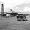 Ochiltree Tileworks
View from ESE showing beehive kiln and chimney with W drying sheds in background