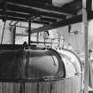Dunbar, Belhaven Brewery; Interior. Brewhouse, first floor.
View of mash tun