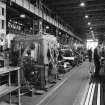 Interior view of Craven lathe, North British Diesel Engine Works, Glasgow, in 1977.