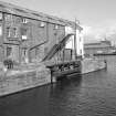 Edinburgh, Leith Docks, East Old Dock
View from SW showing E lock gate with part of converted warehouse in background